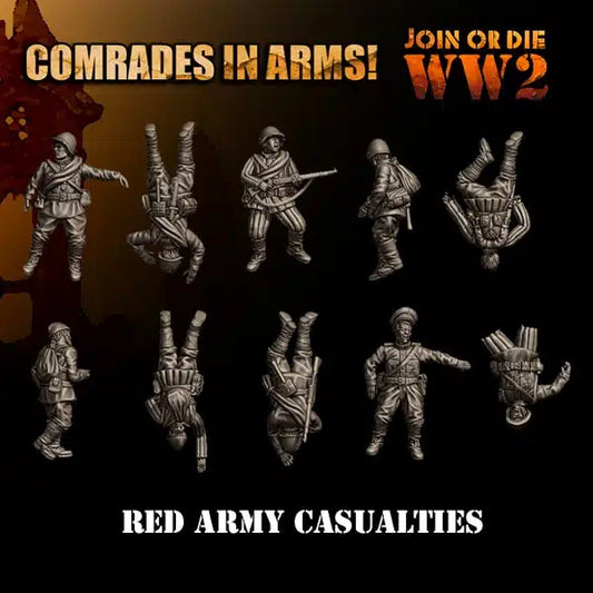 Soviet Army Casualties | 3D Breed 28mm WW2 Wargaming Miniatures Role Playing Miniatures