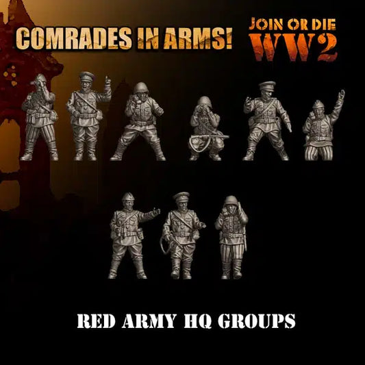 Soviet Army HQ | 3D Breed 28mm WW2 Wargaming Miniatures Role Playing Miniatures