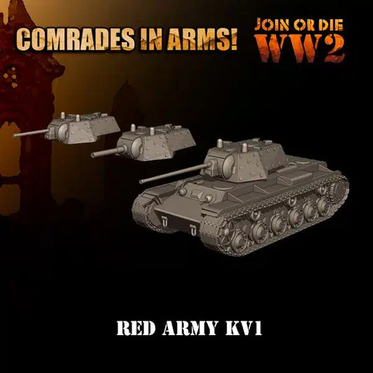 Soviet Army KV-1 | 3D Breed 28mm WW2 Wargaming Miniatures Role Playing Miniatures