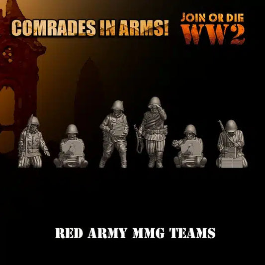 Soviet Army MMG Teams | 3D Breed 28mm WW2 Wargaming Miniatures Role Playing Miniatures
