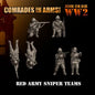 Soviet Army Sniper Teams | 3D Breed 28mm WW2 Wargaming Miniatures Role Playing Miniatures
