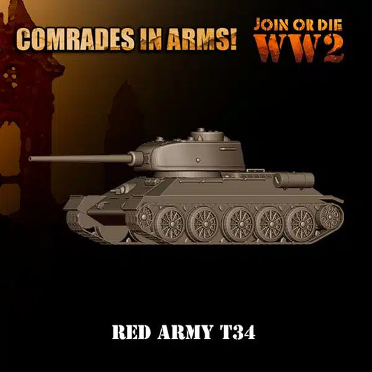 Soviet Army T-34 | 3D Breed 28mm WW2 Wargaming Miniatures Role Playing Miniatures