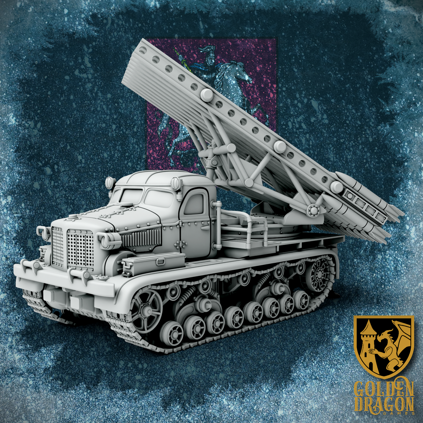 Russian Empire AT-28 Heavy Tractor | Golden Dragon Games Weird WW2 Role Playing Miniatures