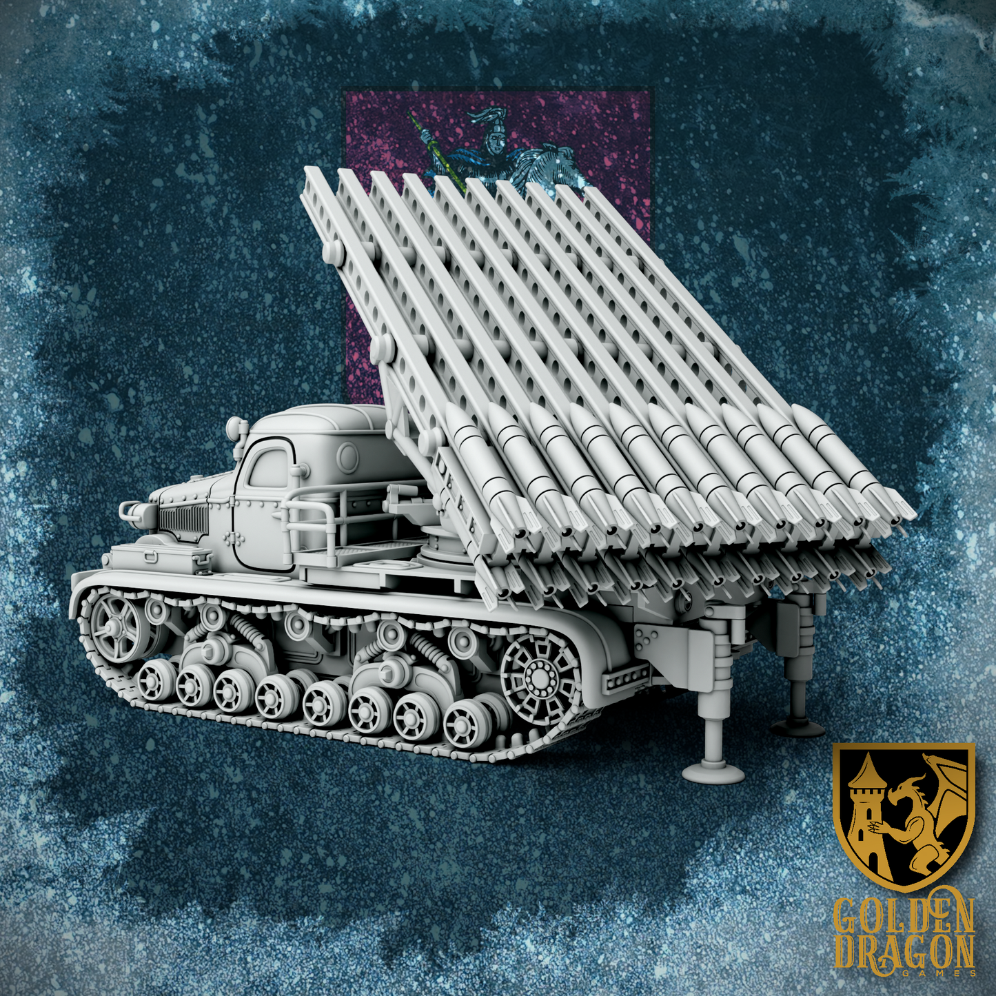 Russian Empire AT-28 Heavy Tractor | Golden Dragon Games Weird WW2 Role Playing Miniatures