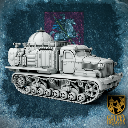 Russian Empire AT-28 Heavy Tractor | Golden Dragon Games Weird WW2 Role Playing Miniatures