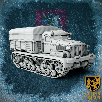 Russian Empire AT-28 Heavy Tractor | Golden Dragon Games Weird WW2 Role Playing Miniatures