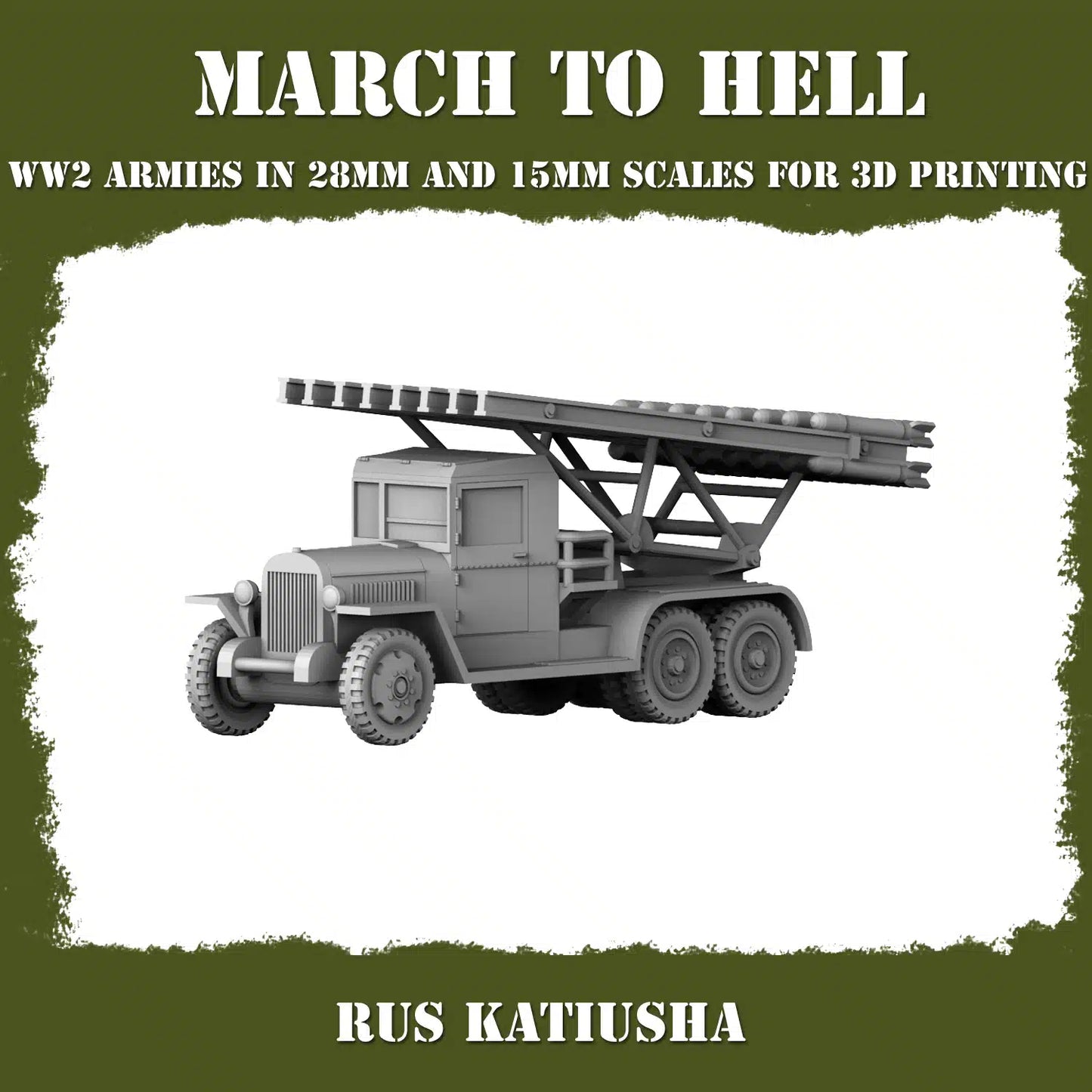 WW2 RED ARMY KATIUSHA | 3DBreed 15mm Wargaming Miniatures