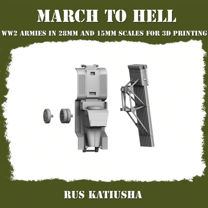WW2 RED ARMY KATIUSHA | 3DBreed 15mm Wargaming Miniatures
