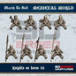 Medieval West European Knights | 3DBreed 15mm Wargaming Miniatures Role Playing Miniatures