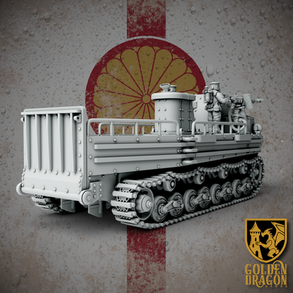Empire of Japan Type 4 Ka-Tsu-Kai Amphibous Landing Craft | Golden Dragon Games Weird WW2 Role Playing Miniatures