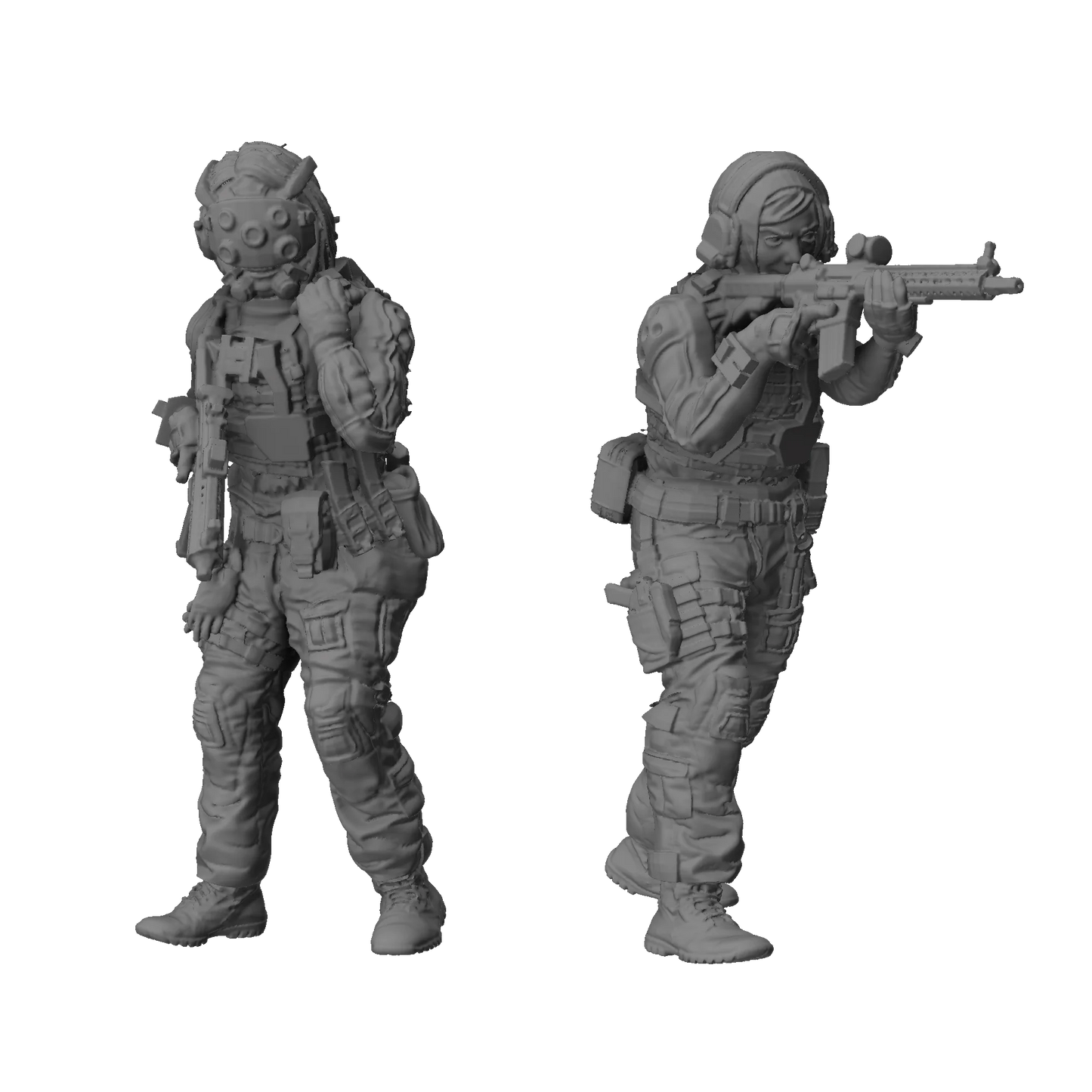 Female Operator Zulu (POD) - Blkout
