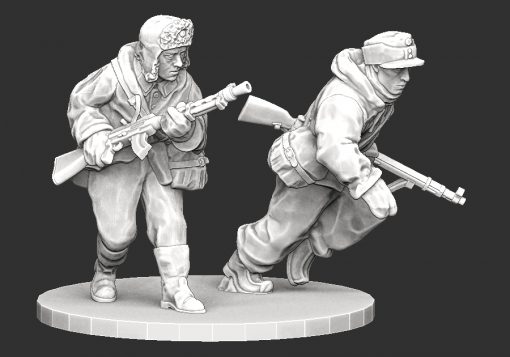 Finnish Jaakari LMG Team | Propylene Foliescu 28mm WW2 Wargaming Miniatures Role Playing Miniatures