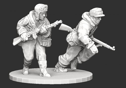 Finnish Jaakari LMG Team | Propylene Foliescu 28mm WW2 Wargaming Miniatures