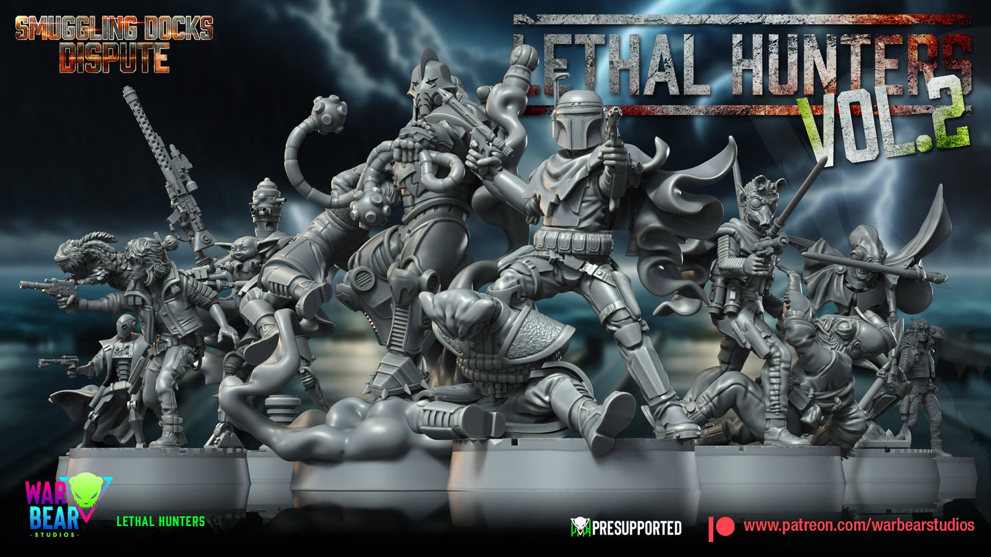 Lethal Hunters Vol. 2 | Warbear Studios 28mm SciFi Wargaming Miniatures Role Playing Miniatures