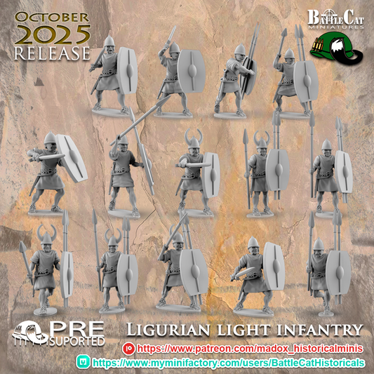 Ligurian Light Infantry | Battlecat 28mm Historical Wargaming Miniatures Role Playing Miniatures