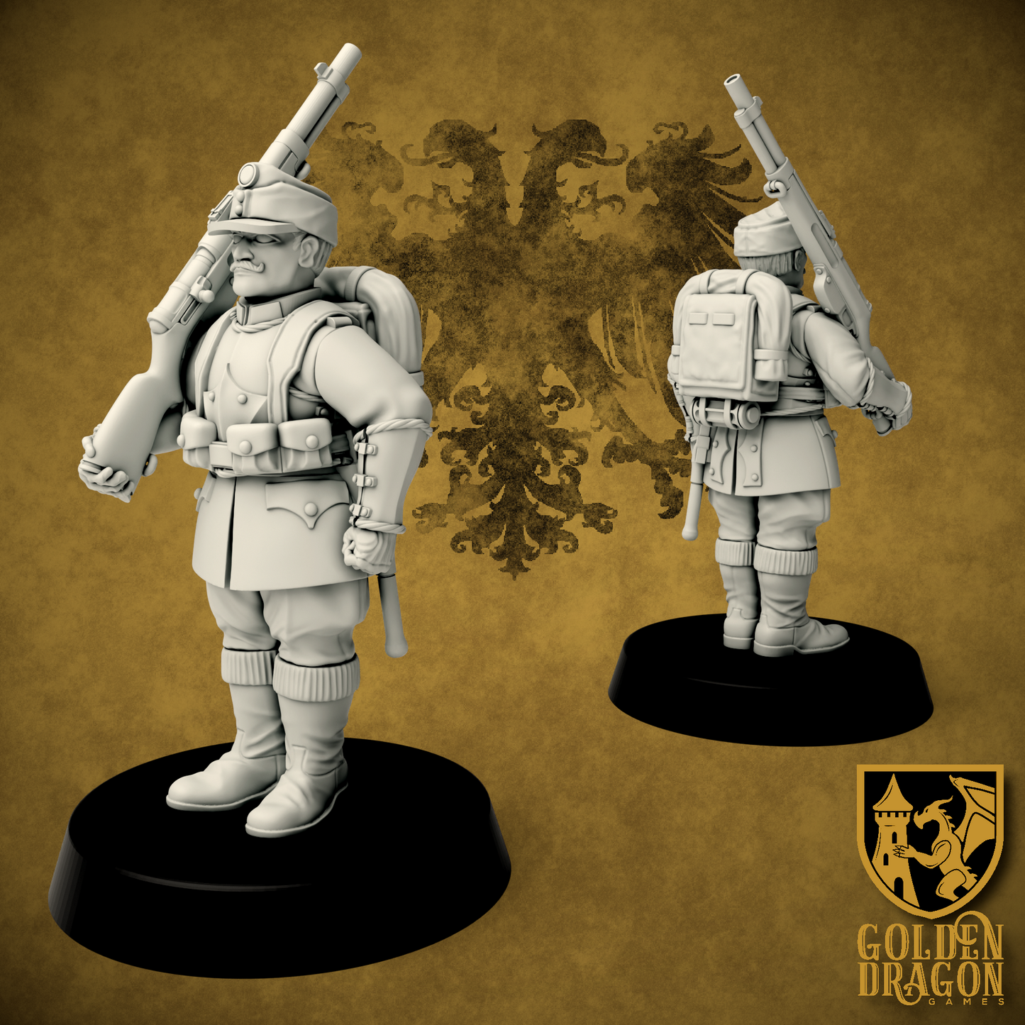 Holy Roman Empire Imperial Landwehr | Golden Dragon Games Weird WW2 Role Playing Miniatures