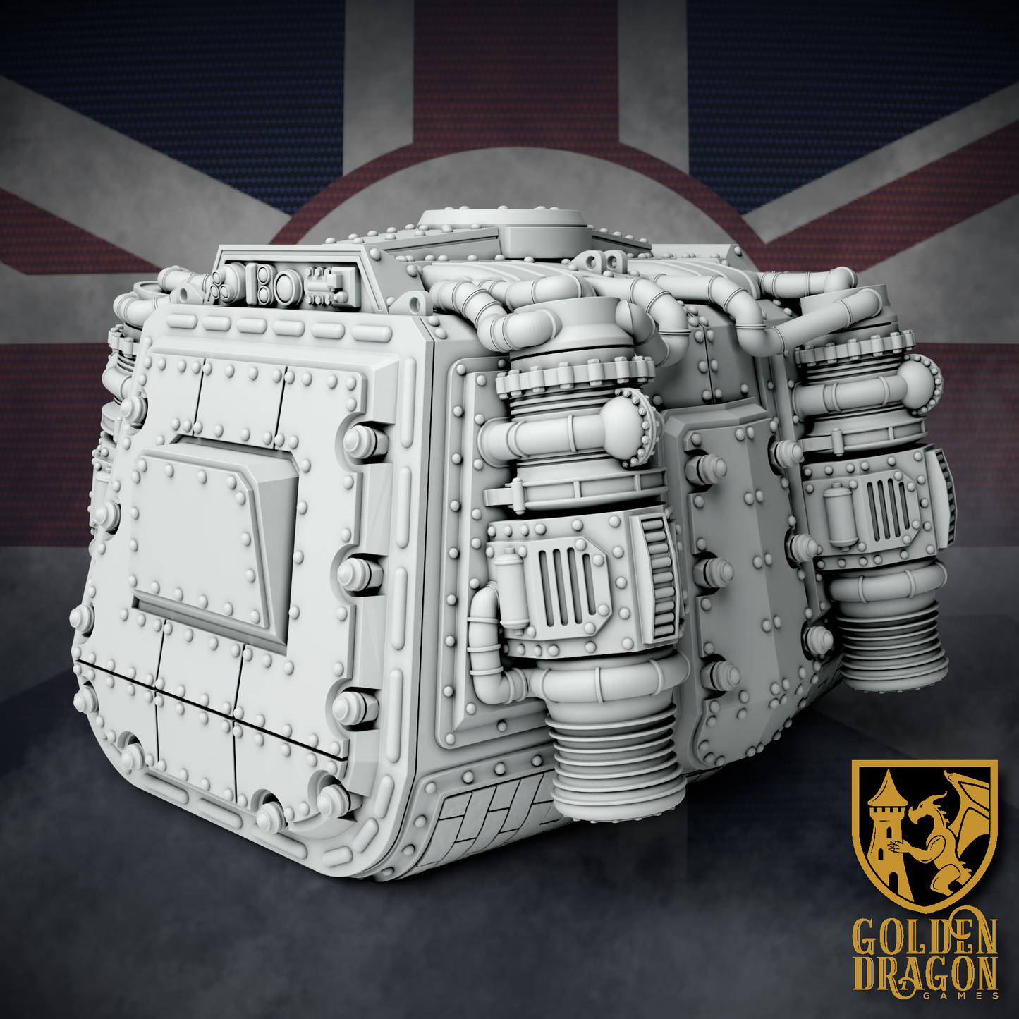 British Empire Capsule Mk. VII (C13) ’Merlin’ | Golden Dragon Games Weird WW2 Role Playing Miniatures