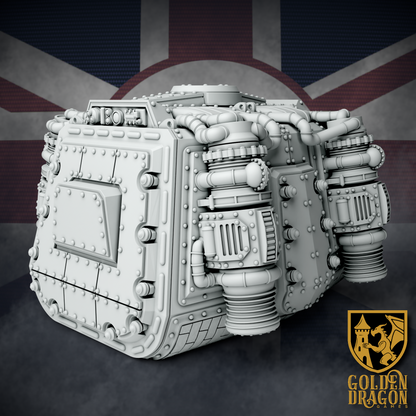British Empire Capsule Mk. VII (C13) ’Merlin’ | Golden Dragon Games Weird WW2 Role Playing Miniatures