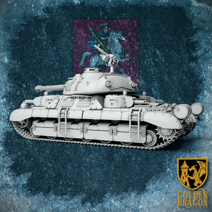 Russian Empire T-40 ’St. Mikhail’ Heavy Tank | Golden Dragon Games Weird WW2 Role Playing Miniatures