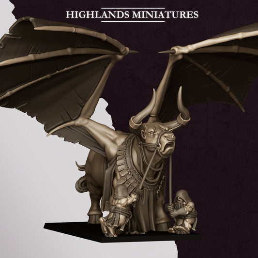 Sons of Marduk Bull | Highlands Miniatures 28/32mm Fantasy Wargaming Miniatures Role Playing Miniatures