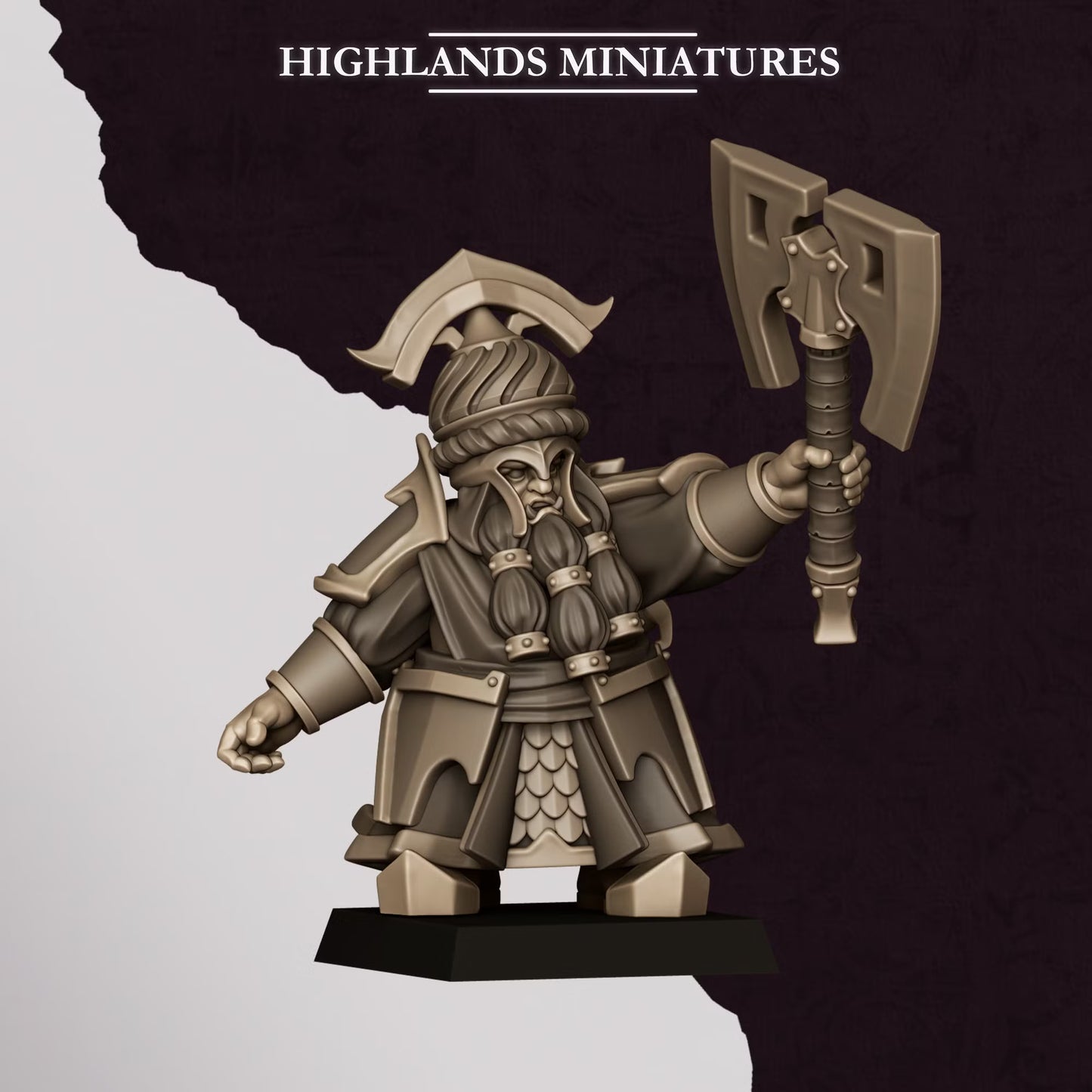 Sons of Marduk Commander 1 | Highlands Miniatures 28/32mm Fantasy Wargaming Miniatures