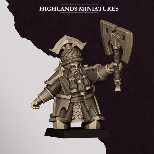 Sons of Marduk Commander 1 | Highlands Miniatures 28/32mm Fantasy Wargaming Miniatures