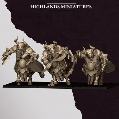 Sons of Marduk Centaurs Hand Weapons | Highlands Miniatures 28/32mm Fantasy Wargaming Miniatures Role Playing Miniatures