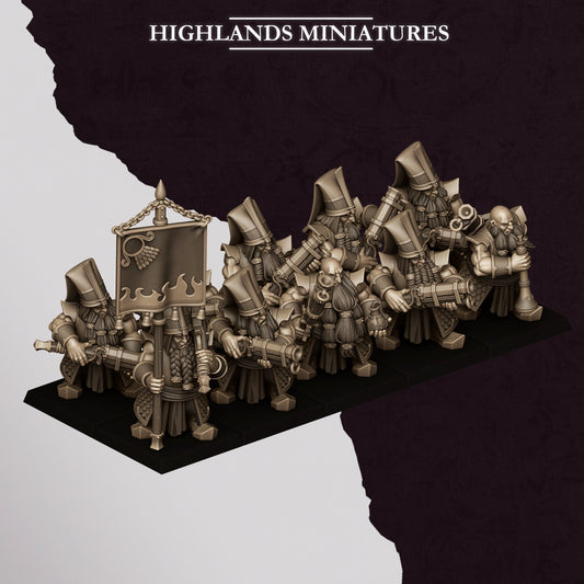 Sons of Marduk Shooters | Highlands Miniatures 28/32mm Fantasy Wargaming Miniatures Role Playing Miniatures