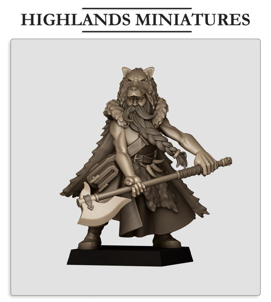 Sunland Mergenheim Druid | Highlands Miniatures 28/32mm Fantasy Wargaming Miniatures Role Playing Miniatures