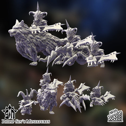 Skaartrench Night Goblin Hero Pack | Phillip Sin Fantasy Wargaming Miniatures Role Playing Miniatures