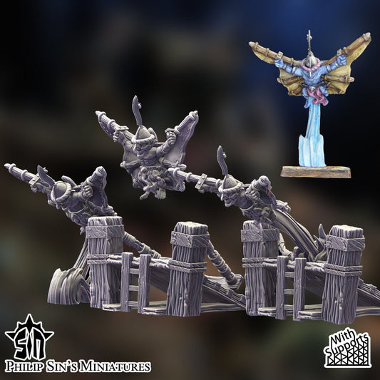 Skaartrench Goblin Skydivers | Phillip Sin Fantasy Wargaming Miniatures Role Playing Miniatures