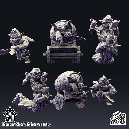 Skaartrench Goblin Assassins | Phillip Sin Fantasy Wargaming Miniatures Role Playing Miniatures