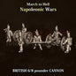 Napoleonic Wars BRITISH CANNON 6/8P | 3DBreed 15mm Wargaming Miniatures