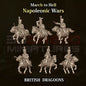 Napoleonic Wars BRITISH DRAGOONS | 3DBreed 15mm Wargaming Miniatures