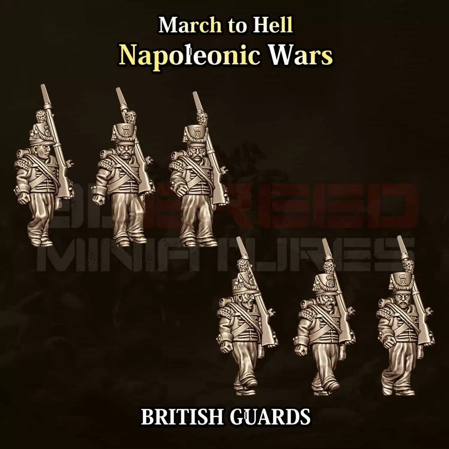 Napoleonic Wars BRITISH GUARDS | 3DBreed 15mm Wargaming Miniatures