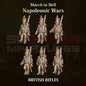 Napoleonic Wars BRITISH RIFLES | 3DBreed 15mm Wargaming Miniatures