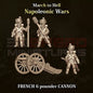 Napoleonic Wars FRENCH 6P CANNON | 3DBreed 15mm Wargaming Miniatures
