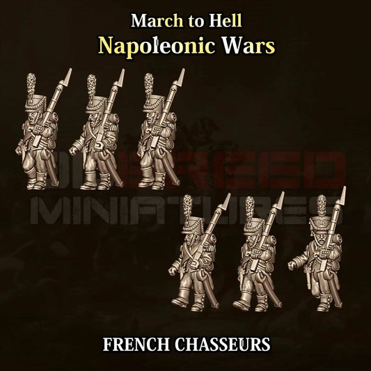 Napoleonic Wars FRENCH CHASSEURS | 3DBreed 15mm Wargaming Miniatures