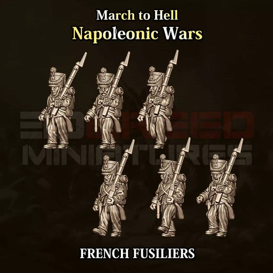 Napoleonic Wars FRENCH FUSILIER | 3DBreed 15mm Wargaming Miniatures