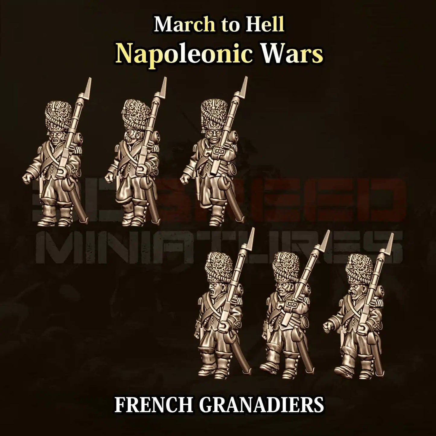 Napoleonic Wars FRENCH GRENADIERS | 3DBreed 15mm Wargaming Miniatures