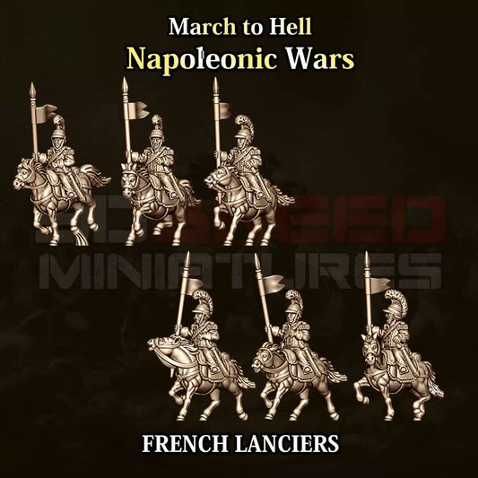 Napoleonic Wars FRENCH LANCIER CAVALRY | 3DBreed 15mm Wargaming Miniatures