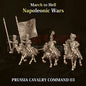 Napoleonic Wars PRUSSIA CAVALRY COMMAND 03 | 3DBreed 15mm Wargaming Miniatures