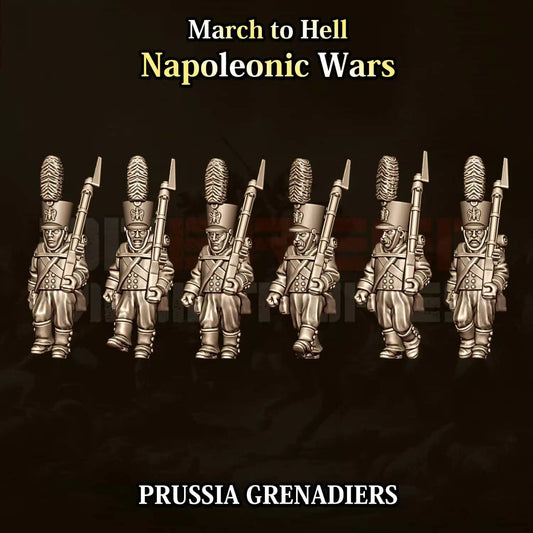 Napoleonic Wars PRUSSIA GRENADIERS | 3DBreed 15mm Wargaming Miniatures