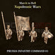 Napoleonic Wars PRUSSIA INFANTRY COMMAND 01 | 3DBreed 15mm Wargaming Miniatures