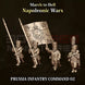 Napoleonic Wars PRUSSIA INFANTRY COMMAND 02 | 3DBreed 15mm Wargaming Miniatures