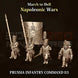Napoleonic Wars PRUSSIA INFANTRY COMMAND 03 | 3DBreed 15mm Wargaming Miniatures