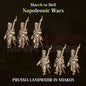 Napoleonic Wars PRUSSIA LANDWEHR IN SHAKOS | 3DBreed 15mm Wargaming Miniatures