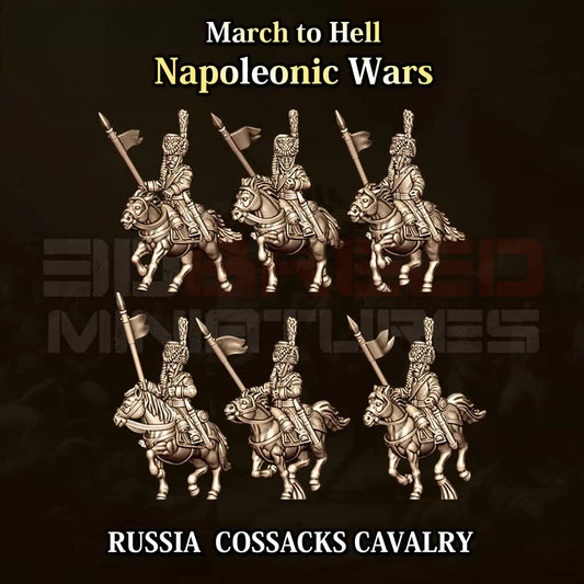 Napoleonic Wars RUSSIA COSSACKS CAVALRY | 3DBreed 15mm Wargaming Miniatures