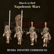 Napoleonic Wars RUSSIA INFANTRY COMMAND 03 | 3DBreed 15mm Wargaming Miniatures