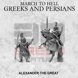 Macedonian Alexander the Great | 3DBreed 15mm Wargaming Miniatures Role Playing Miniatures